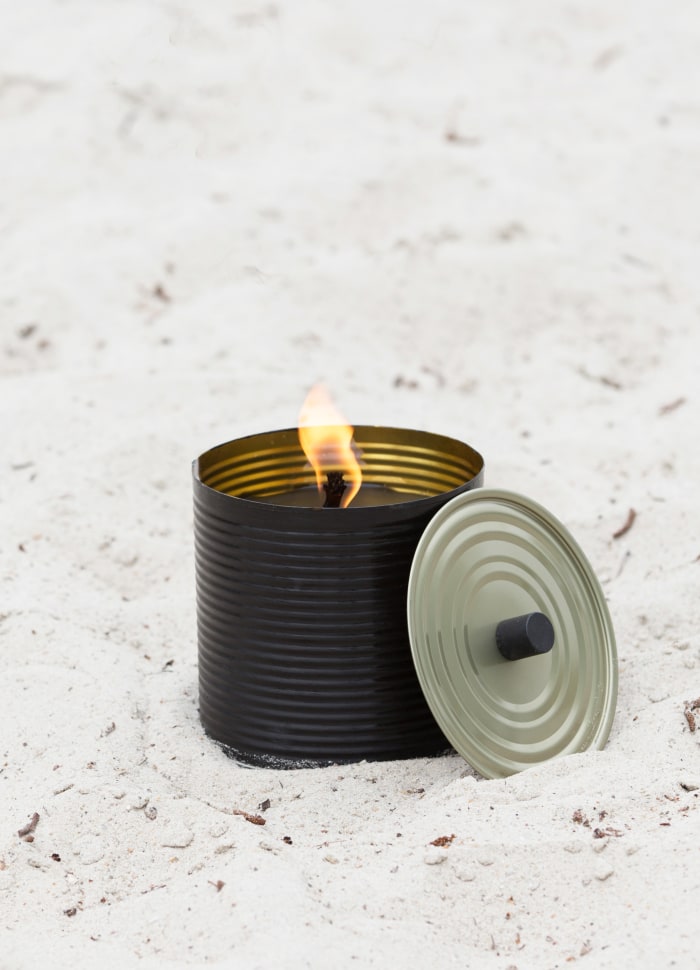 Outdoor - Kerze | Schwarz