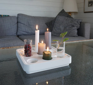 Kerzenhalter STUMPASTAKEN | Weiss