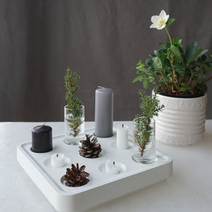 Kerzenhalter STUMPASTAKEN | Weiss