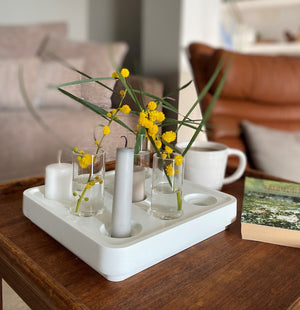 Kerzenhalter STUMPASTAKEN | Weiss