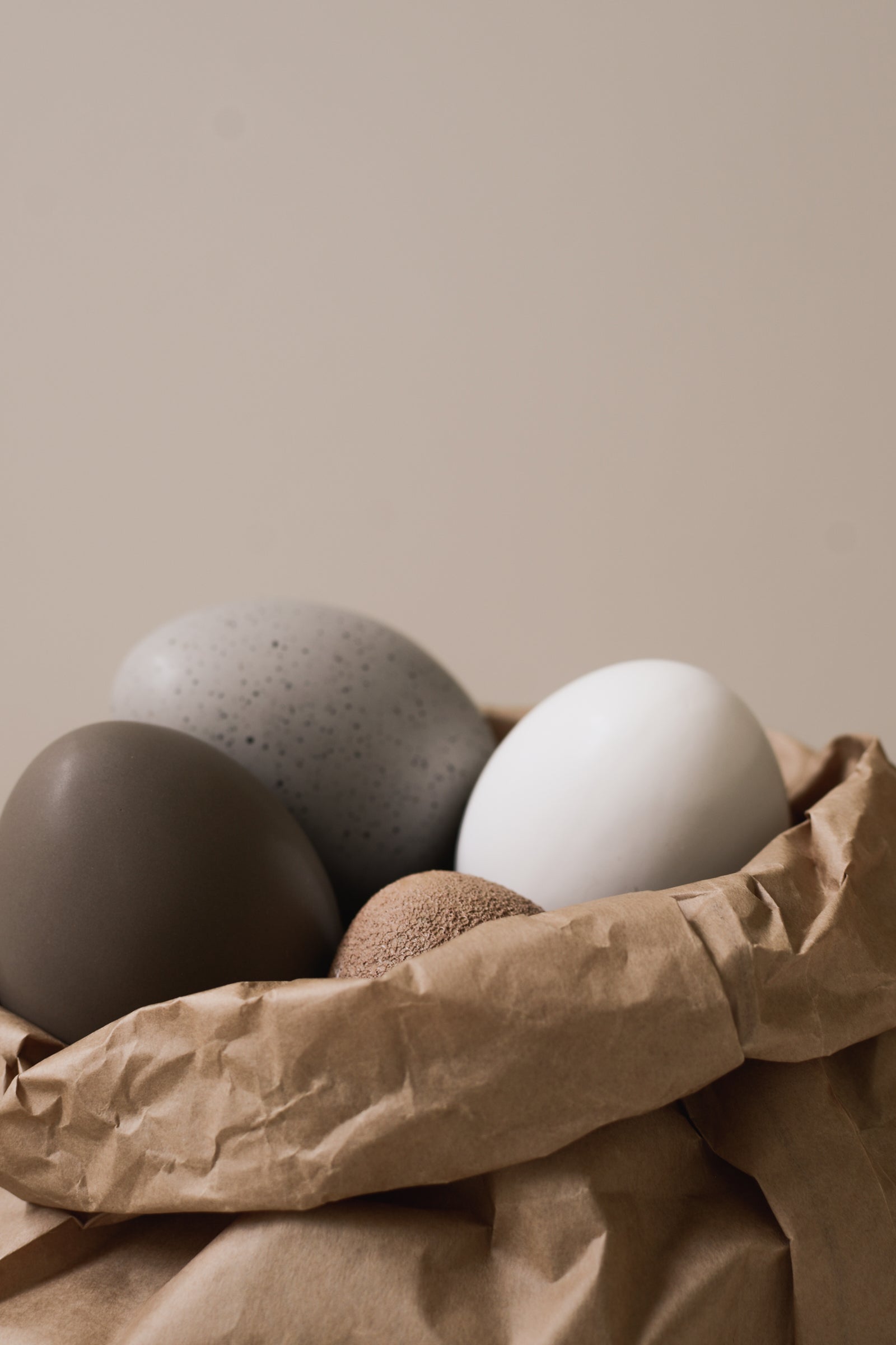 Deko Ei  | WEISS stehend