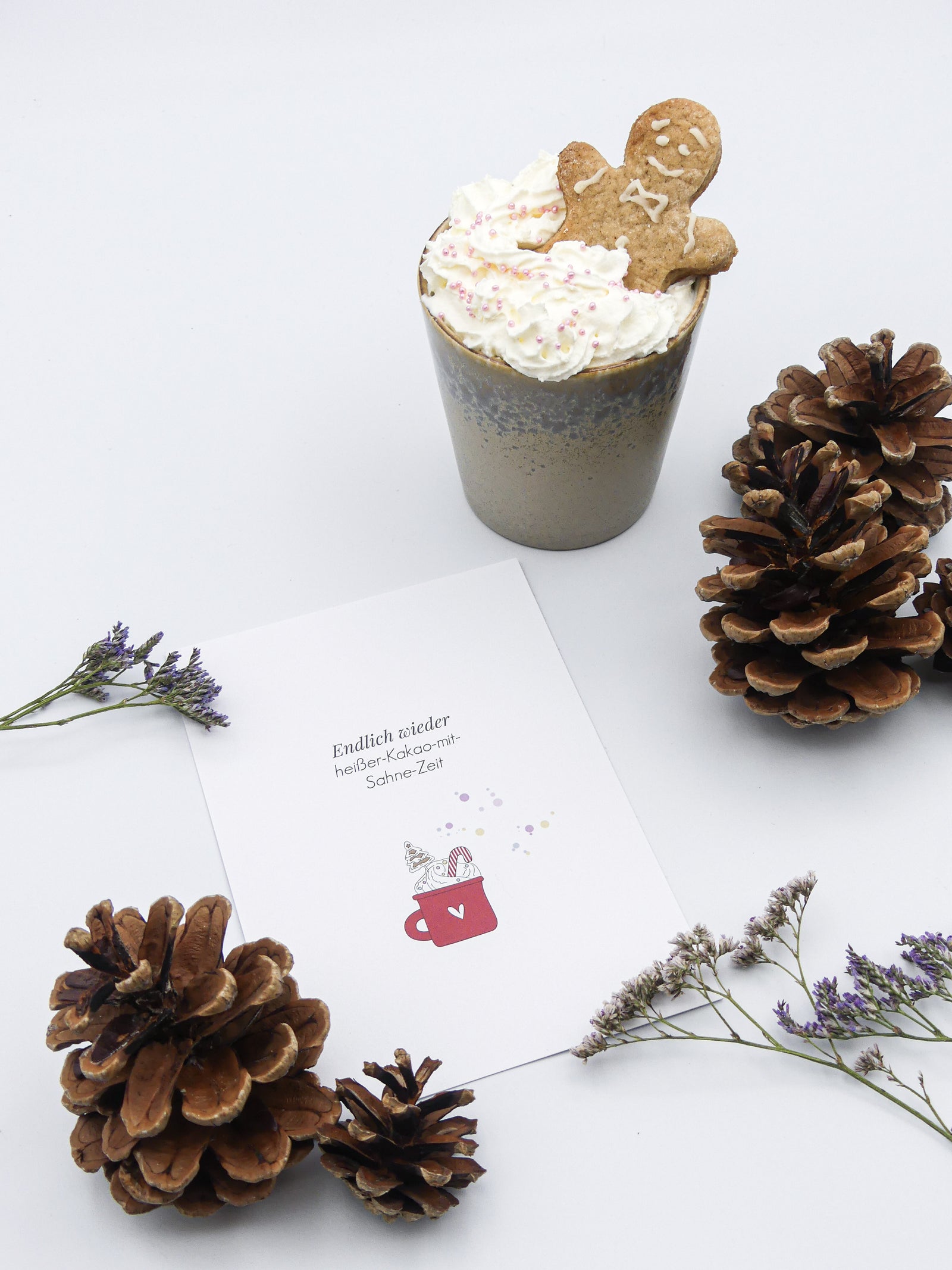 Postkarte | ENDLICH WIEDER HEISSER KAKAO MIT ...