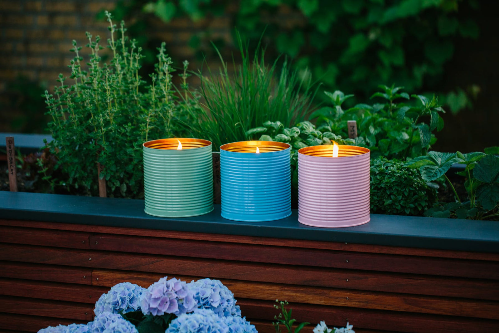 Outdoor - Kerze | Rosa