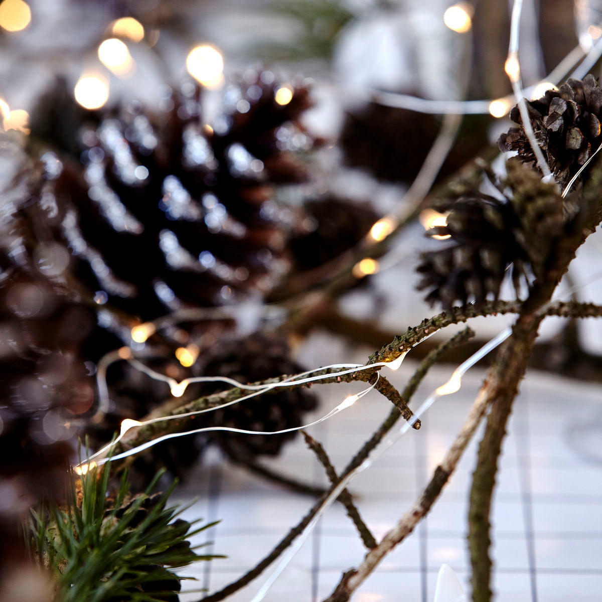 Lichterkette SILBER | 10 Meter