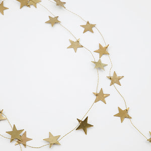 Girlande STARS | Gold 150 cm