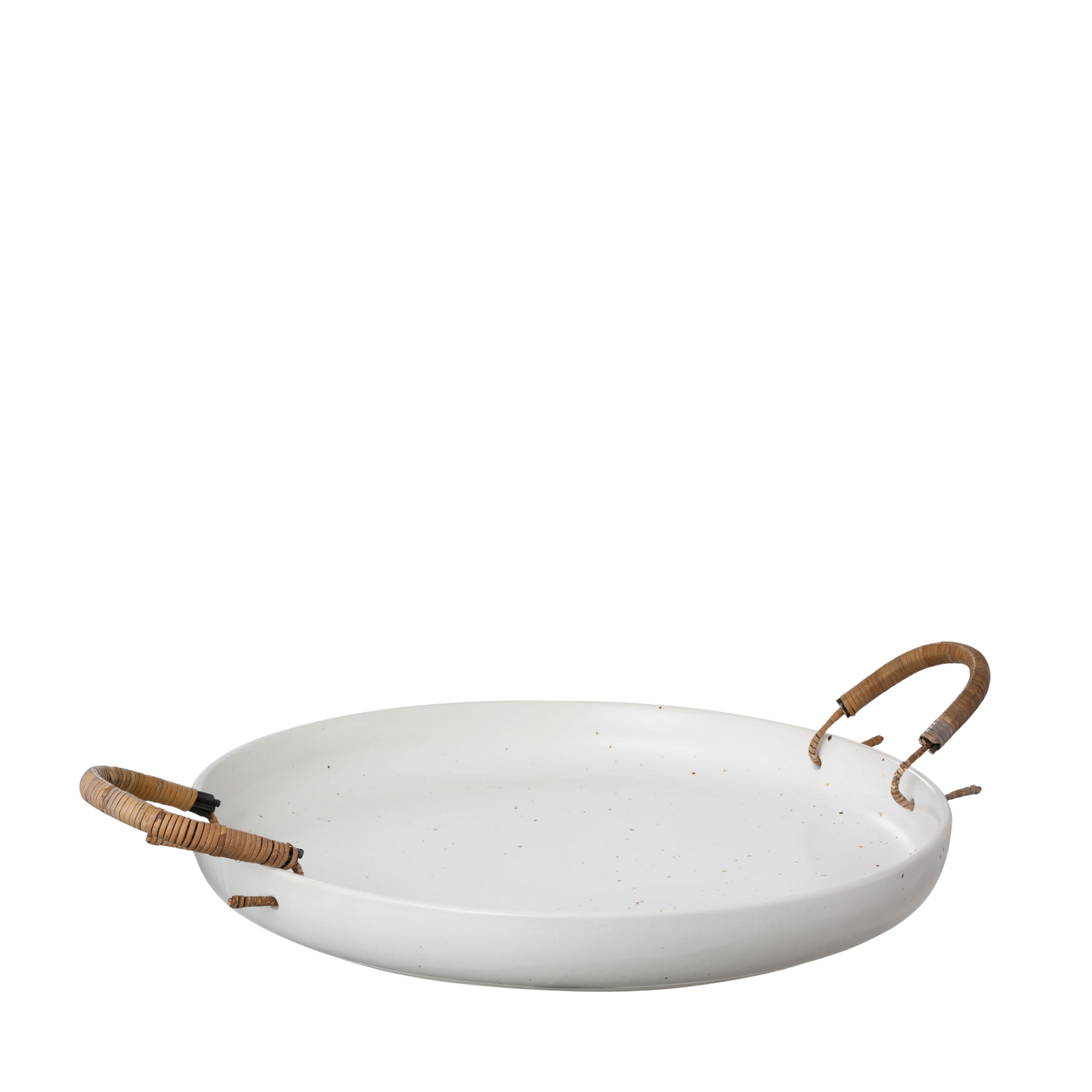 Keramik Tablett mit Henkel | Ø: 35 cm