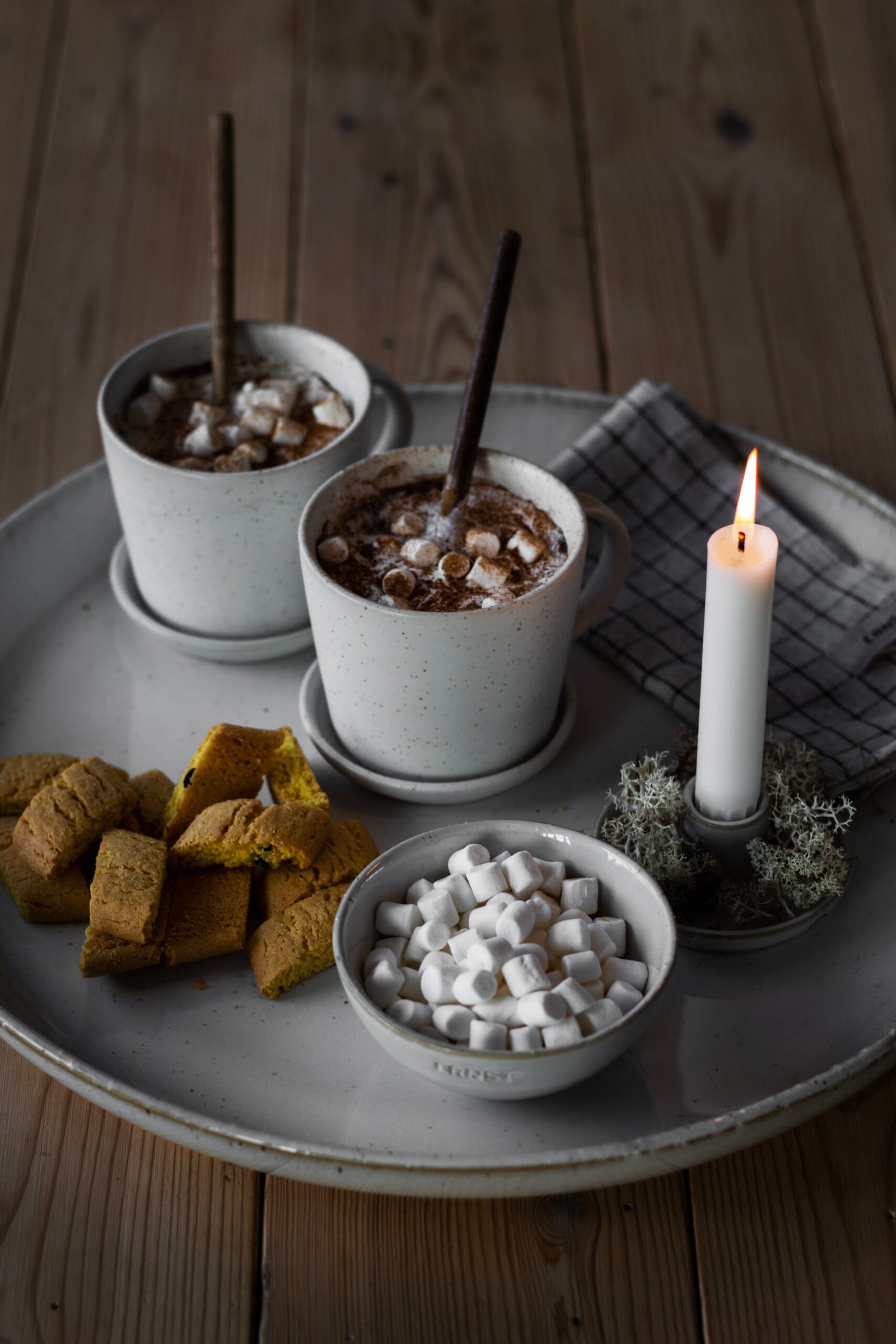 Servierteller | Naturweiss Ø: 42 cm