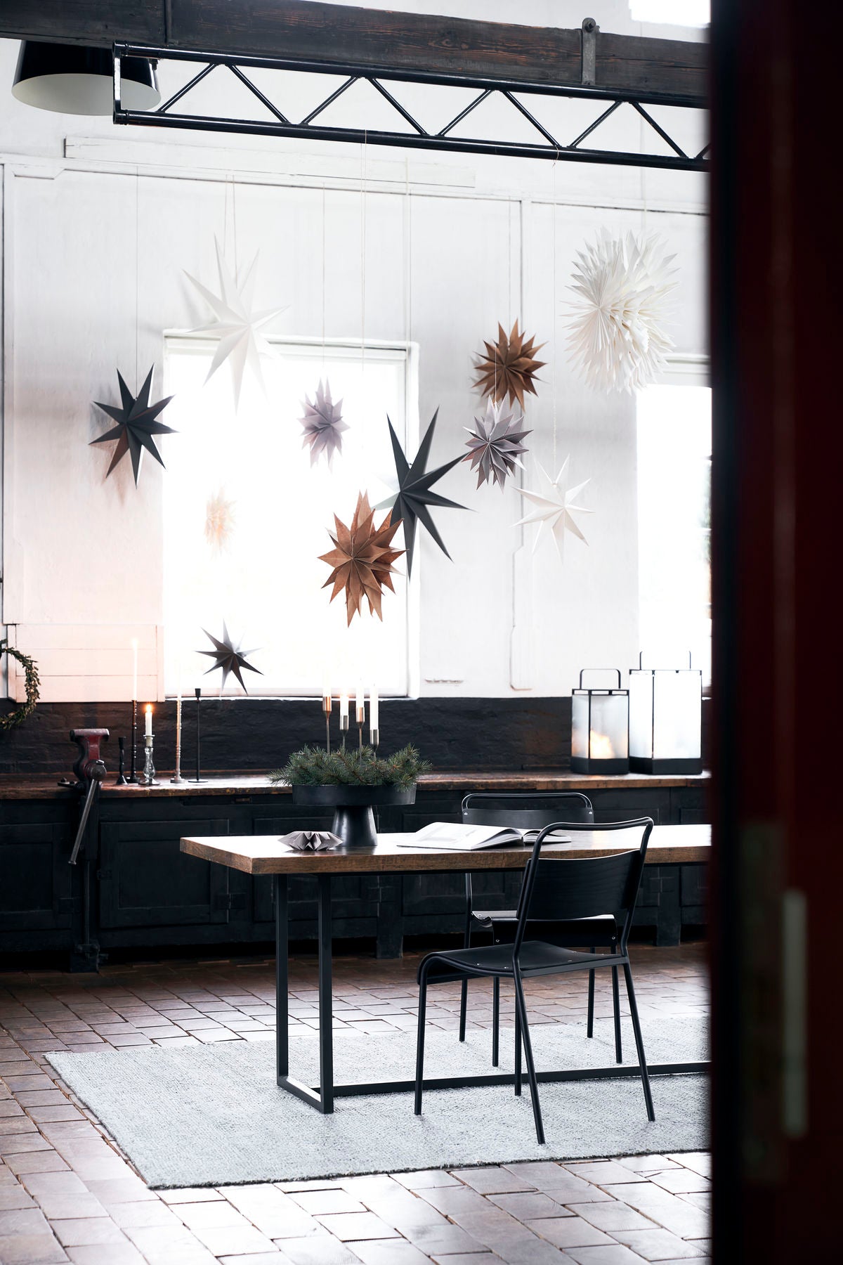 Papierstern WEISS | 45 cm