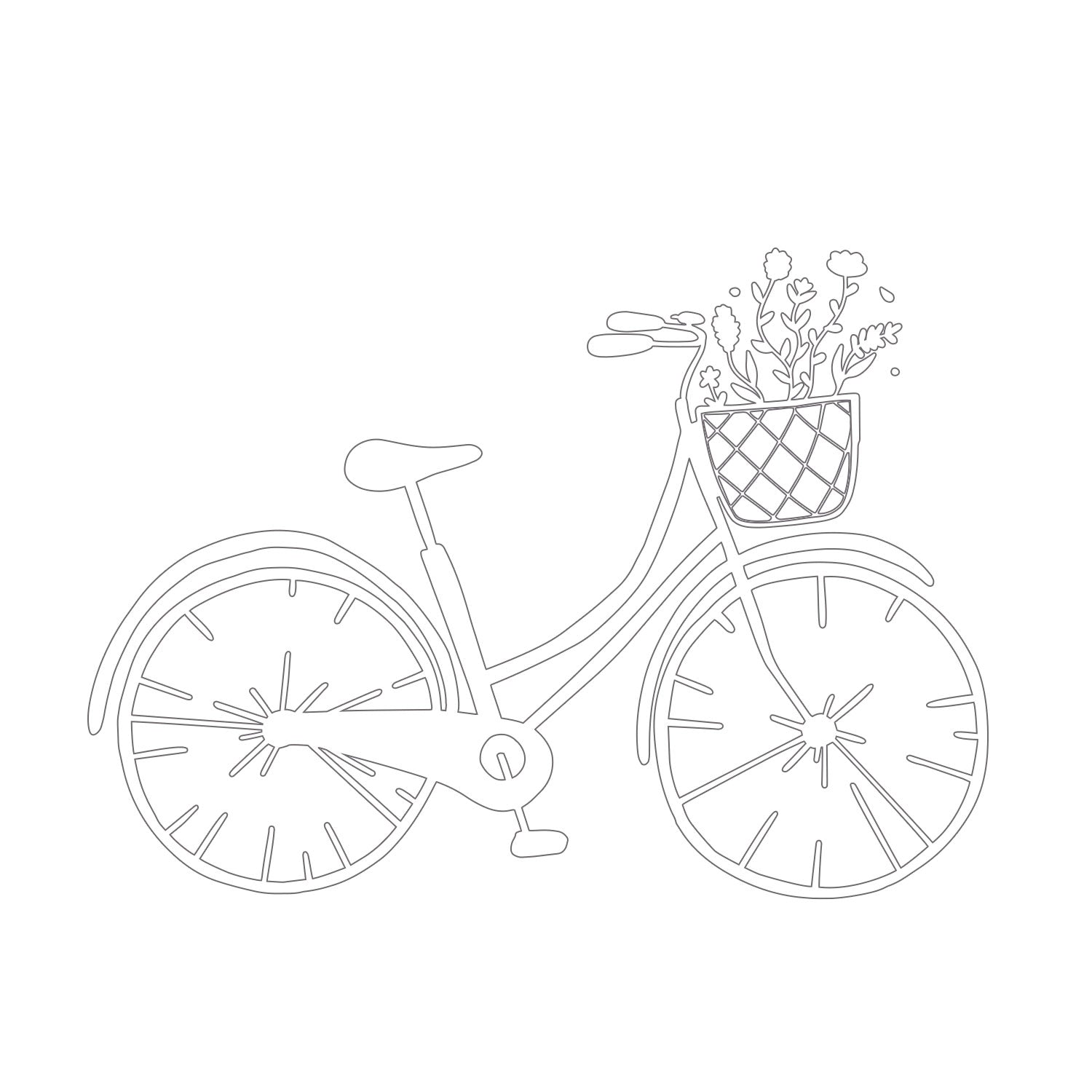 Sticker BLUMENFAHRRAD