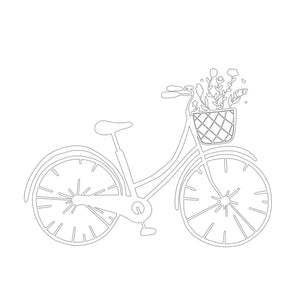 Sticker BLUMENFAHRRAD